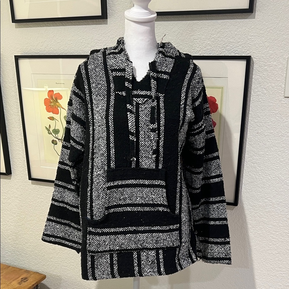 Black and White Striped Sweater